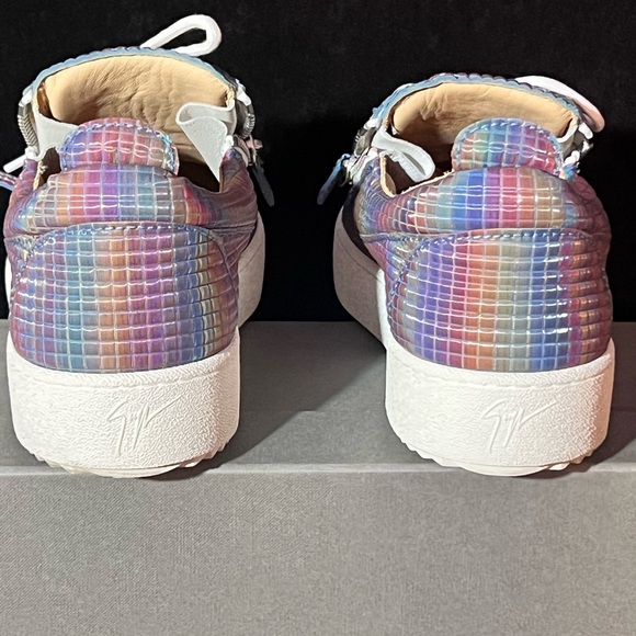 Giuseppe Zanotti - multi- color tennis shoes,,,,,, size 41,, worn one time . - Picture 4 of 7